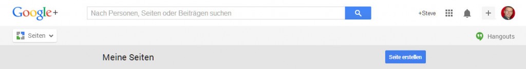 Google+ Seite erstellen