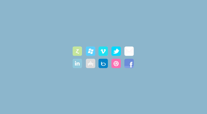 10-Flat-Social-Icon-Set