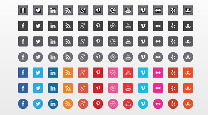 Flat-EPS-Vector-Social-Icons