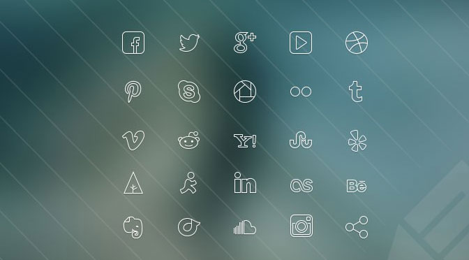 Ultra-thin-Social-Media-Icons