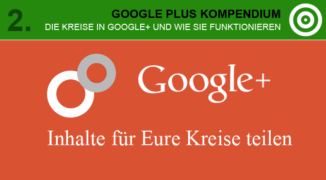 Google Plus - Inhalte für Eure Kreise