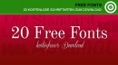 20 kostenlose Schriften als Free Fonts