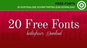 20 kostenlose Schriften als Free Fonts – Zielbar