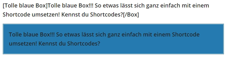 shortcode