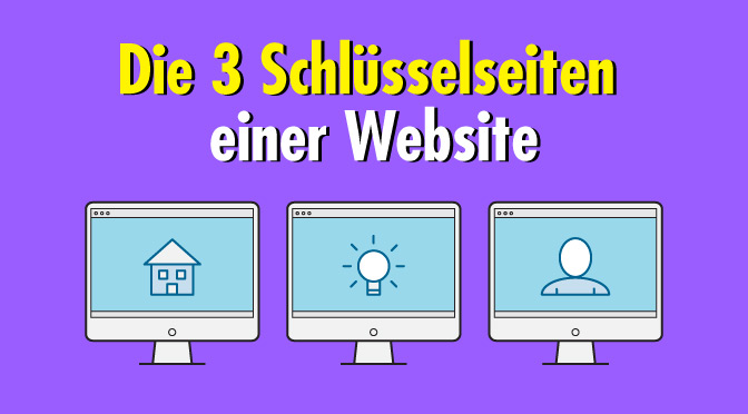 Worauf es bei den drei Schlüsselseiten gewerblicher Websites wirklich ankommt