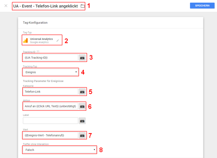 Google Tag Manager Call to Action