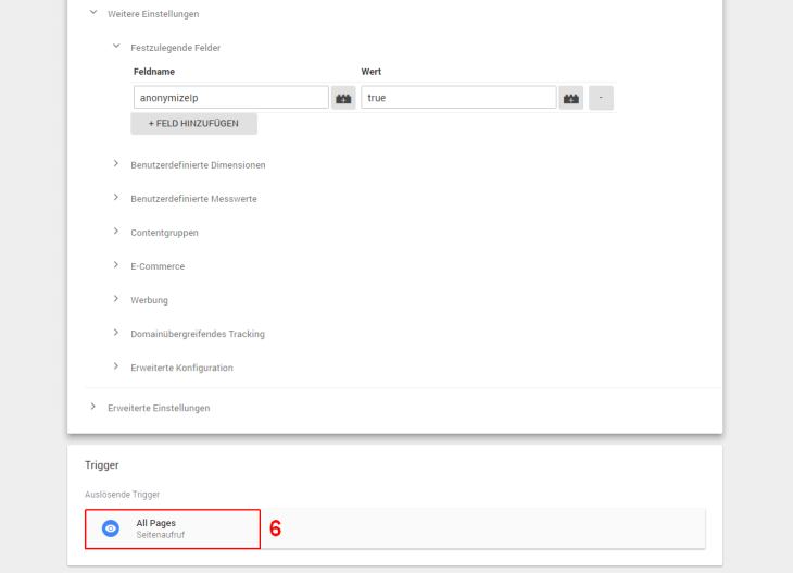 Trigger einrichten Google Tag Manager