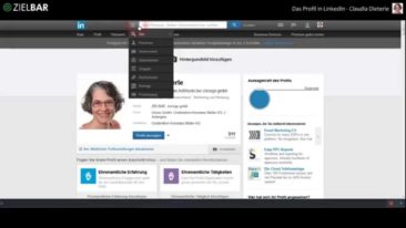 Das Profil in LinkedIn - Tutorial