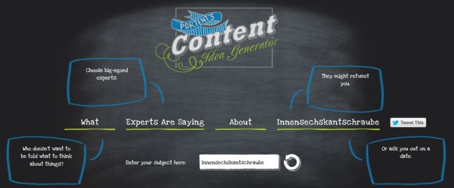 Portent's Idea Curator - Tool: Titlemaker