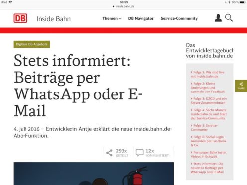 DB WhatsApp Newsletter